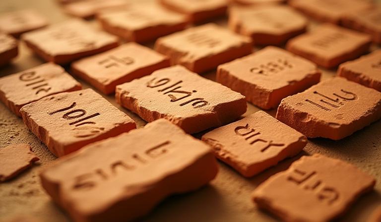 Cuneiform tablets showing astronomical records from ancient Babylon